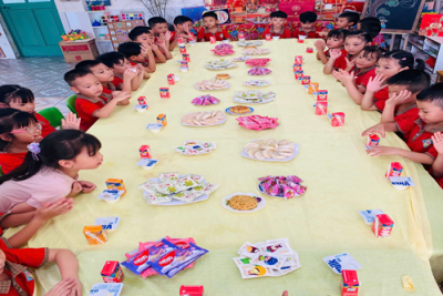 TRƯỜNG MẦM NON HẢI HƯNG – VUI HỘI TRĂNG RẰM – NGÀY HỘI CỦA CÁC CON HỌC SINH