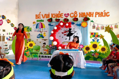 TRƯỜNG MẦM NON HẢI HƯNG TỔ CHỨC HỘI GIẢNG CẤP TRƯỜNG CHÀO MỪNG NGÀY NHÀ GIÁO VIỆT NAM 20/11